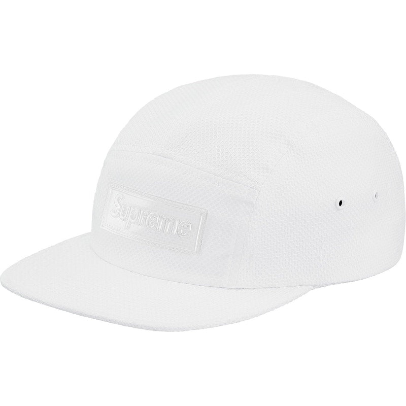 Supreme Nylon Pique Camp Cap White