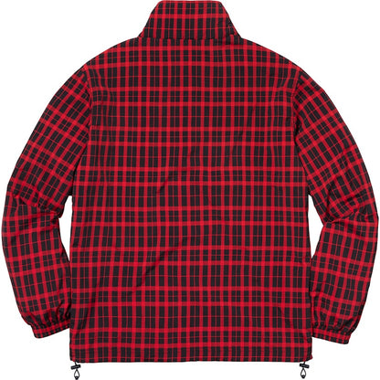 Supreme Nylon Plaid Pullover Red