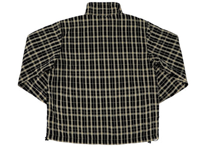 Supreme Nylon Plaid Pullover Tan