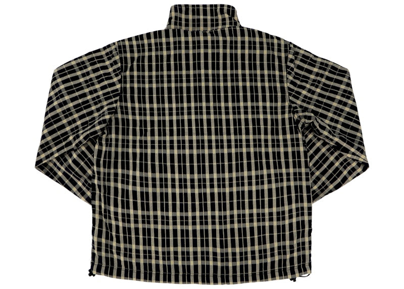 Supreme Nylon Plaid Pullover Tan