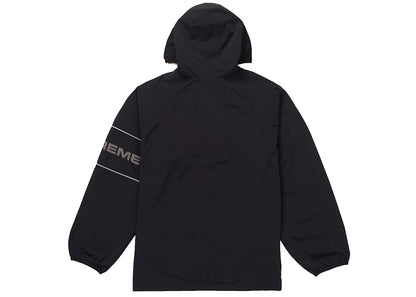 Supreme Nylon Ripstop Hooded Pullover Black