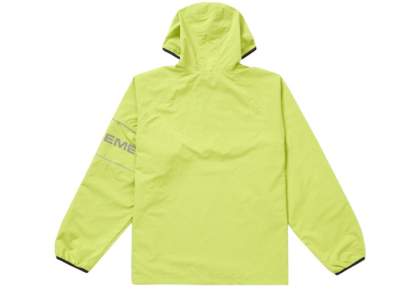 Supreme Nylon Ripstop Hooded Pullover Lime