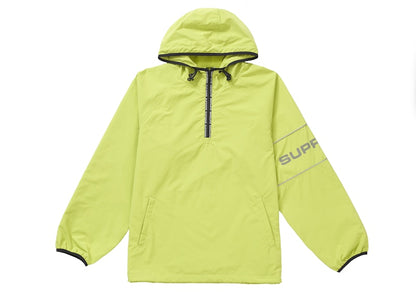 Supreme Nylon Ripstop Hooded Pullover Lime