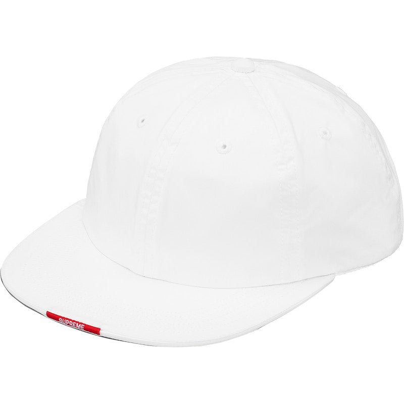 Supreme Nylon Visor Label 6-Panel White