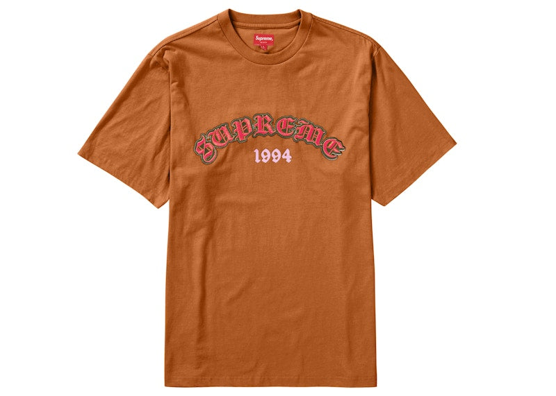 Supreme Old English Glow S/S Top Rust