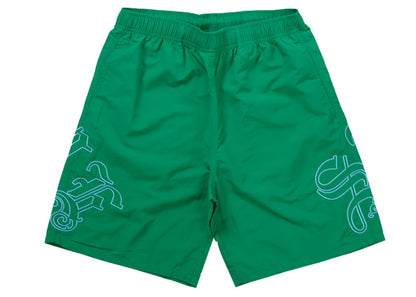Supreme Old English Nylon Short Green