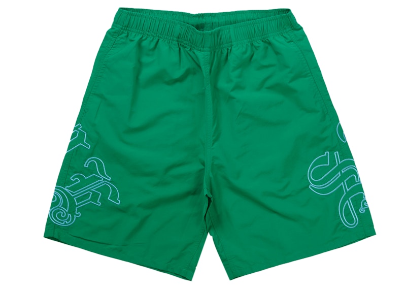 Supreme Old English Nylon Short Green