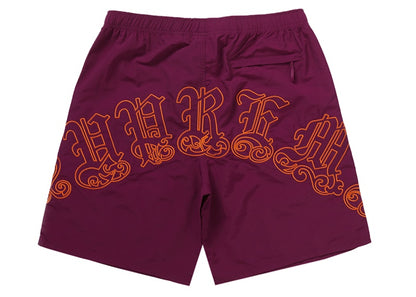 Supreme Old English Nylon Short Plum