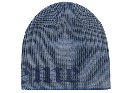 Supreme Old English Printed Beanie Blue
