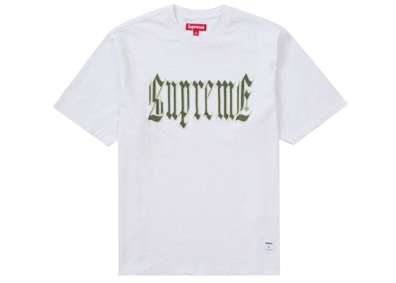 Supreme Old English S/S Top (SS24) White