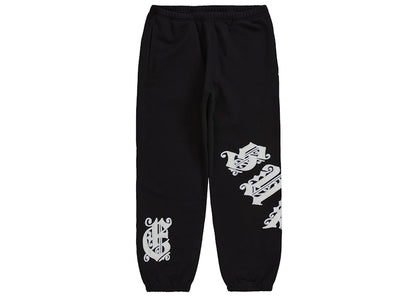 Supreme Old English Wrap Sweatpant Black