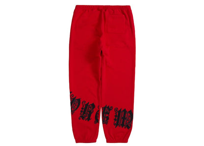 Supreme Old English Wrap Sweatpant Red