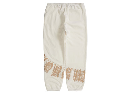 Supreme Old English Wrap Sweatpant White