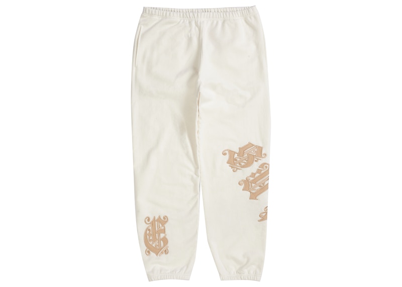 Supreme Old English Wrap Sweatpant White