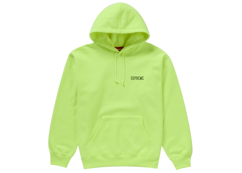 Supreme On God Hooded Sweatshirt Bright Yellow