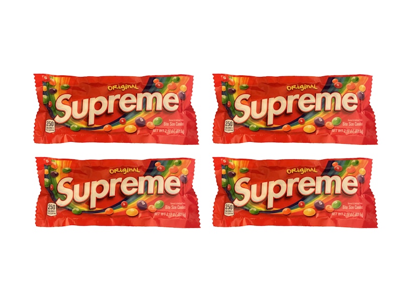 Supreme Original Skittles 4x Lot (Not Fit For Human Consumption) Red