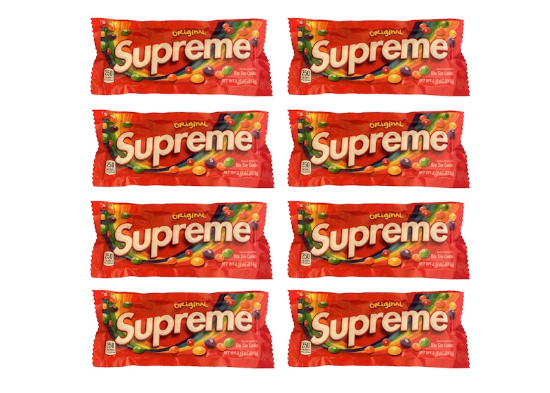 Supreme Original Skittles 8x Lot (Not Fit For Human Consumption) Red