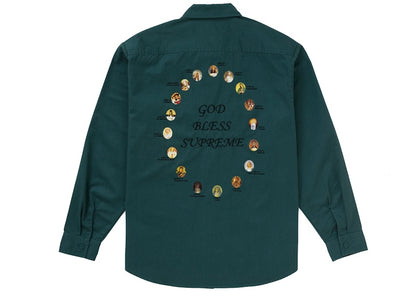 Supreme Our Lady Work Shirt Dusty Teal