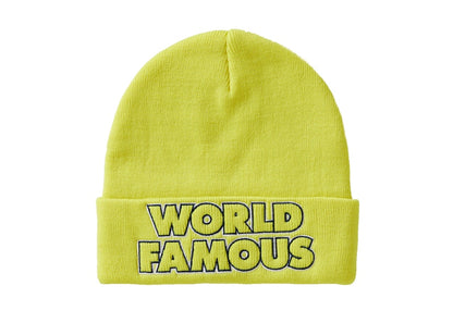 Supreme Outline Beanie (FW19) Bright Yellow