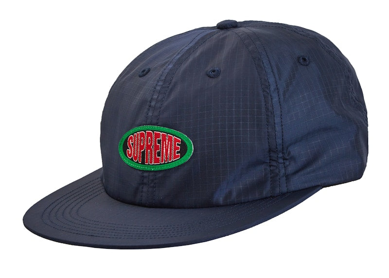 Supreme Oval Label 6-Panel Navy