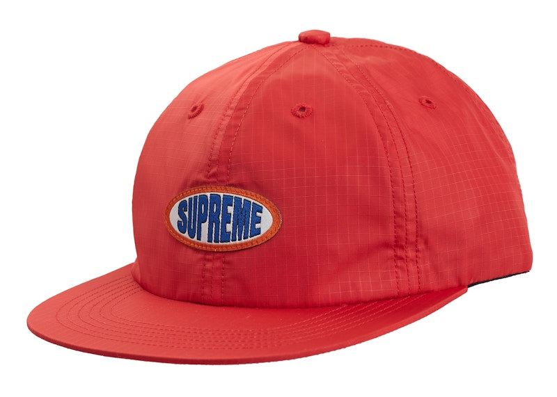 Supreme Oval Label 6-Panel Red
