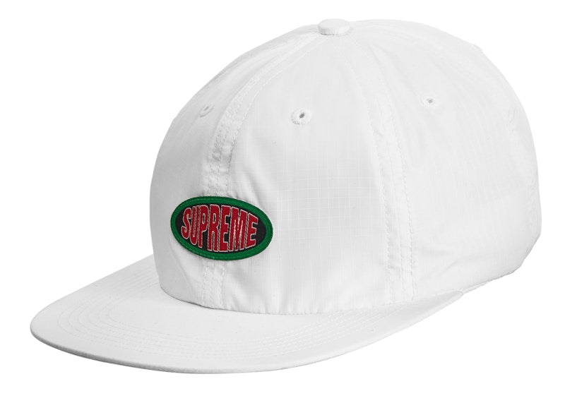 Supreme Oval Label 6-Panel White