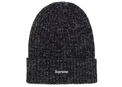 Supreme Overdyed Beanie (SS25) Metallic Black