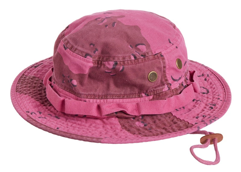 Supreme Overdyed Camo Boonie Pink