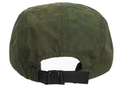Supreme Overdyed Camo Nylon Camp Cap Green