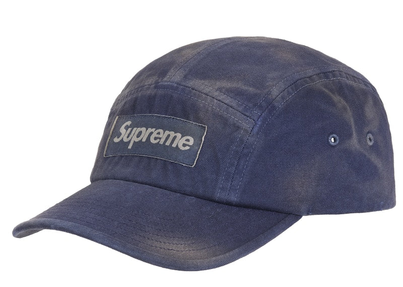 Supreme Overdyed Camp Cap Navy
