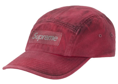 Supreme Overdyed Camp Cap Red