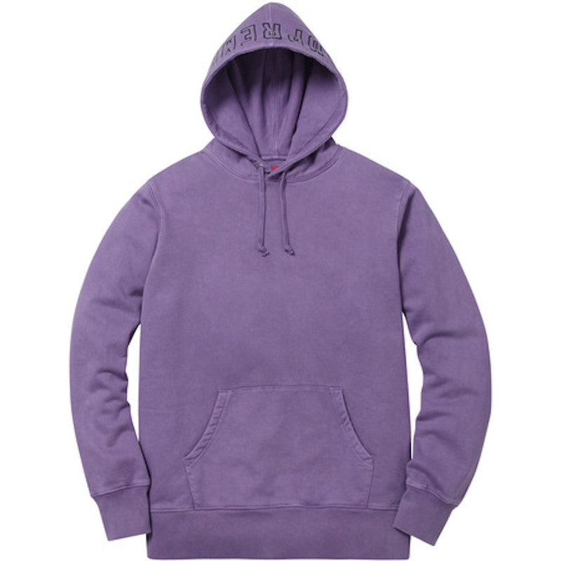Supreme Overdyed Hoodie Dusty Purple