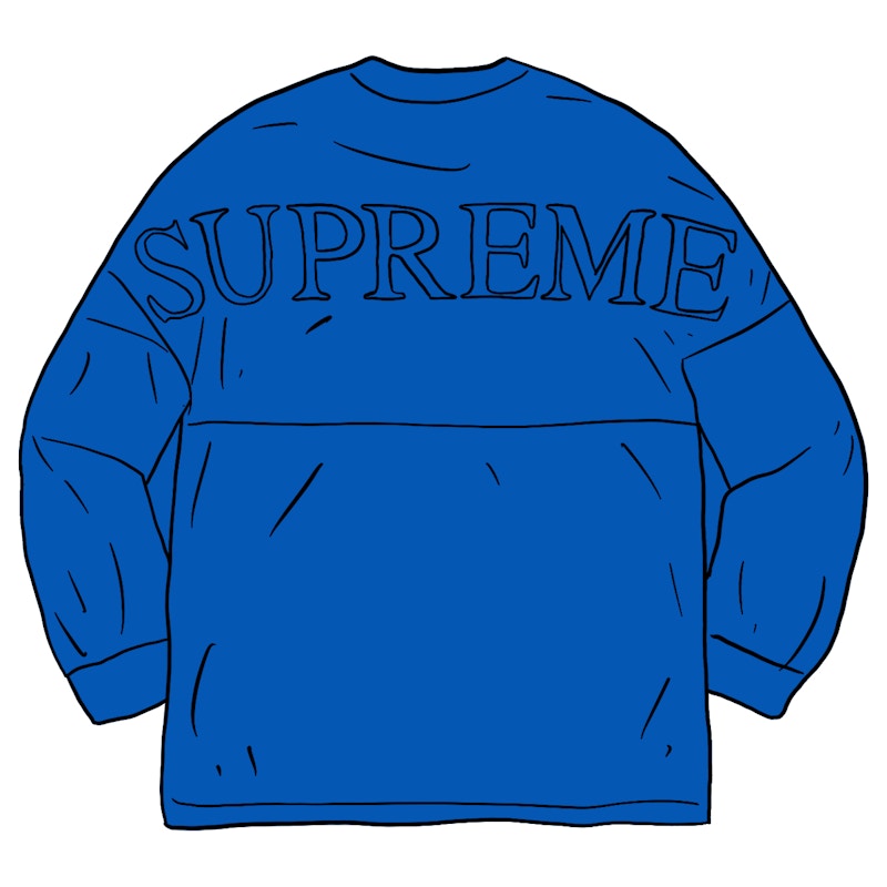 Supreme Overdyed L/S Top Royal