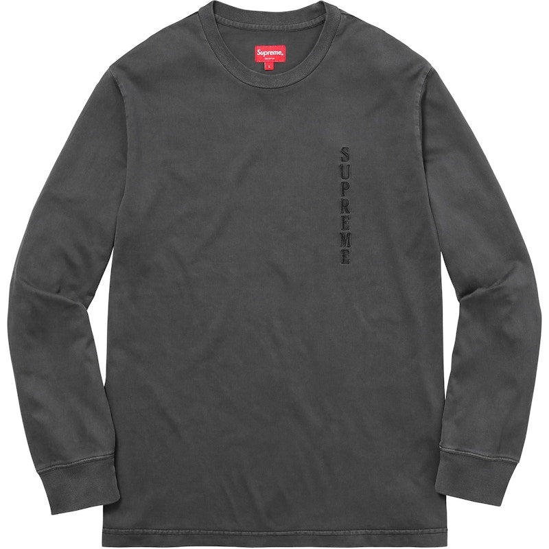 Supreme Overdyed L/S Top Black