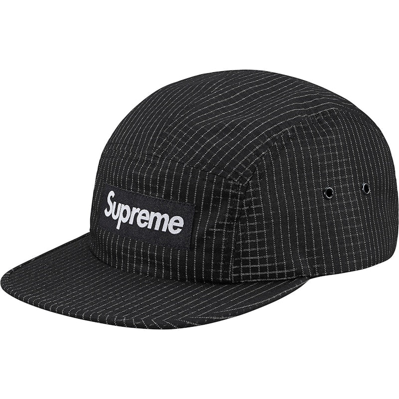 Supreme Overdyed Ripstop Camp Cap Black