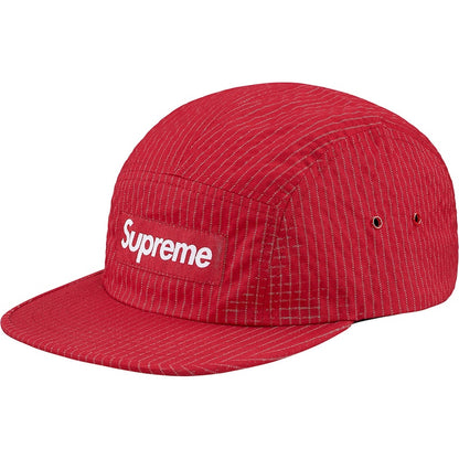 Supreme Overdyed Ripstop Camp Cap Red