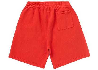 Supreme Overdyed Small Box Sweatshort Red