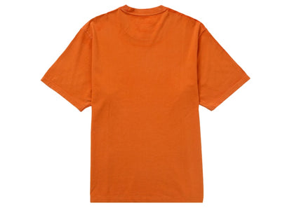 Supreme Overprint Small Box S/S Top Orange
