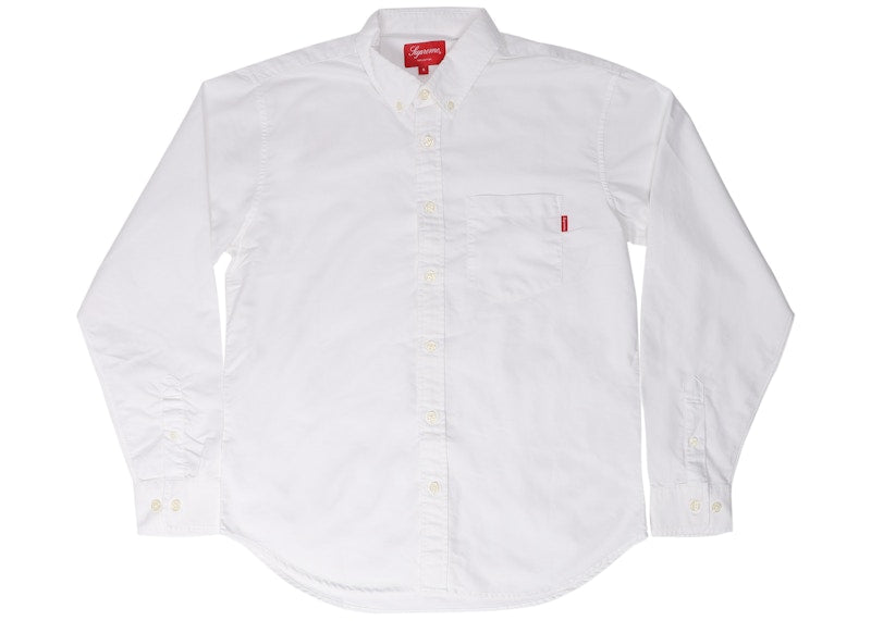 Supreme Oxford Shirt (FW18) White
