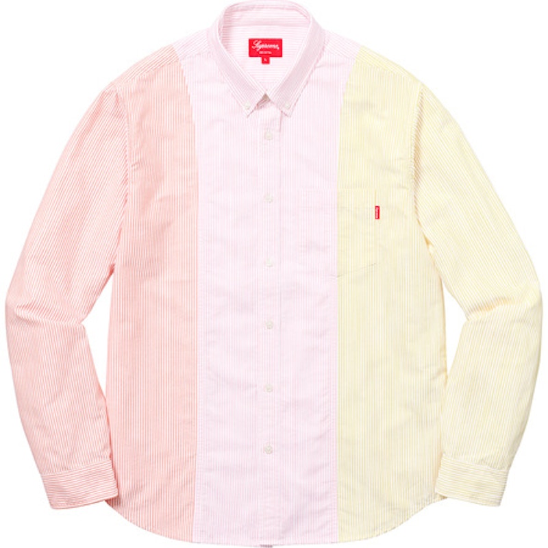 Supreme Oxford Shirt (SS18) Orange/Pink