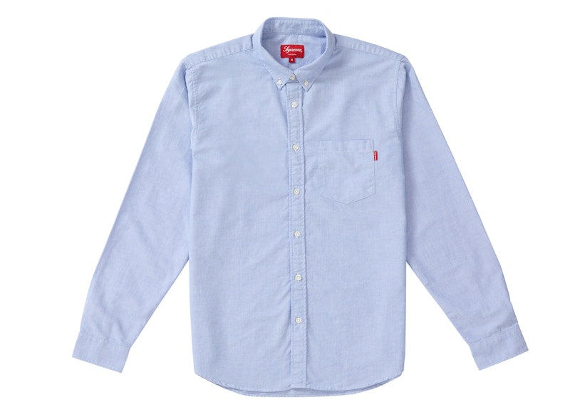 Supreme Oxford Shirt (SS19) Light Blue