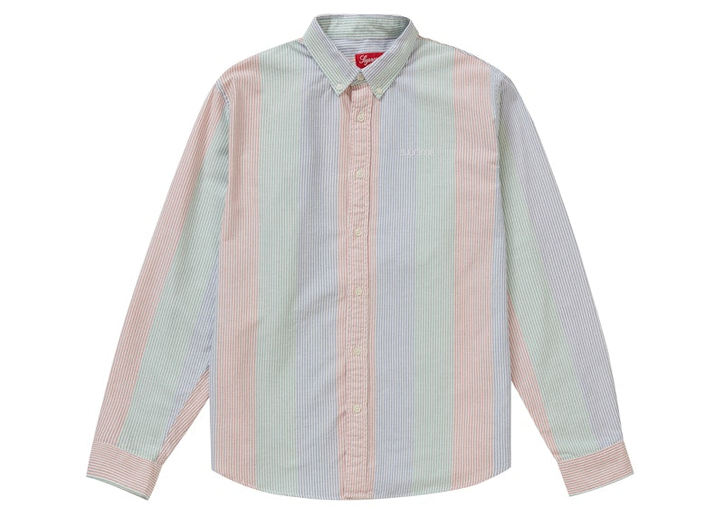 Supreme Oxford Shirt (SS20) Red Multi Stripe