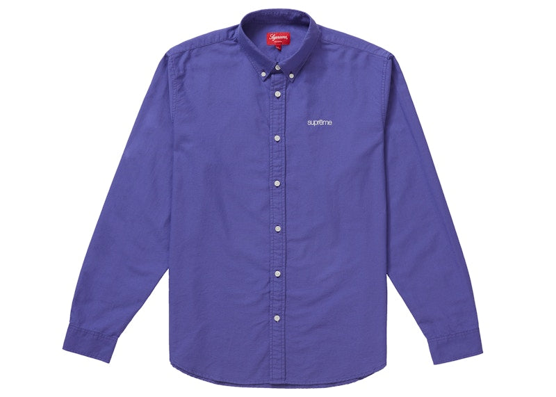 Supreme Oxford Shirt (SS20) Purple