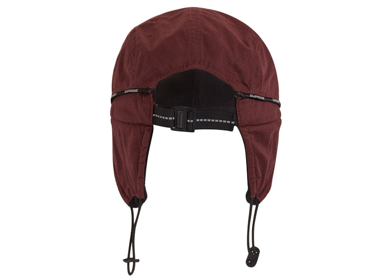 Supreme Packable Earflap Camp Cap Burgundy