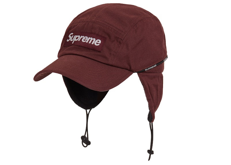 Supreme Packable Earflap Camp Cap Burgundy