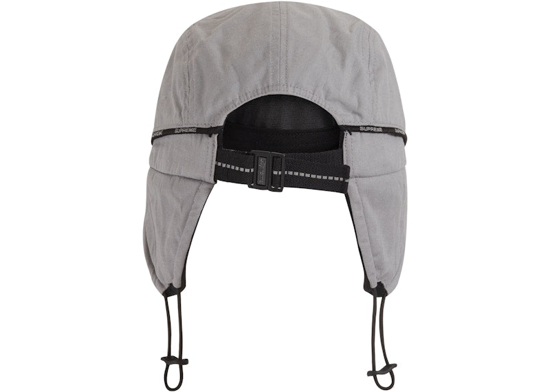 Supreme Packable Earflap Camp Cap Grey