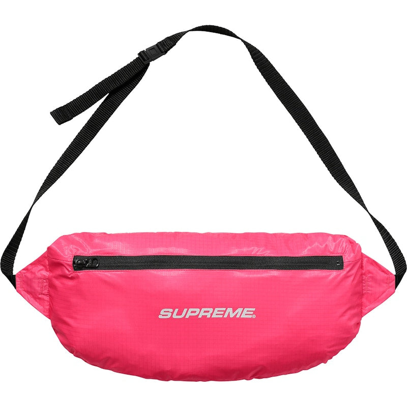 Supreme Packable Ripstop Pullover (With Packable Bag) Pink