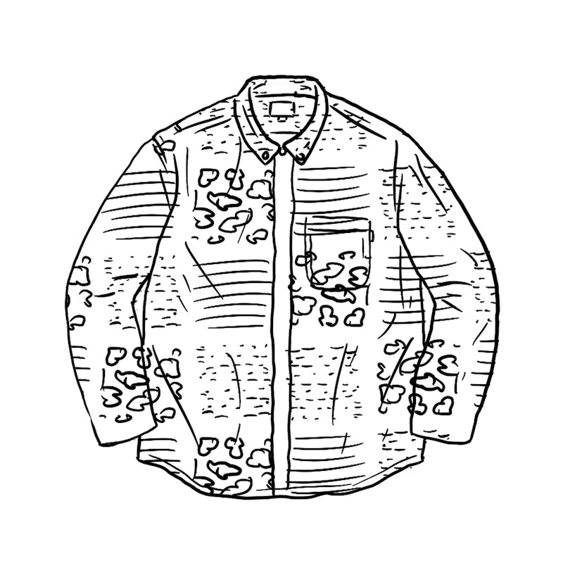 Supreme Paisley Grid Shirt White