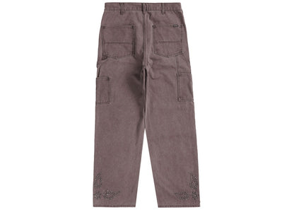 Supreme Paisley Studded Double Knee Painter Pant Brown