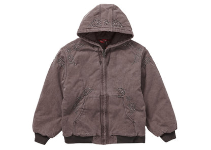 Supreme Paisley Studded Work Jacket Brown